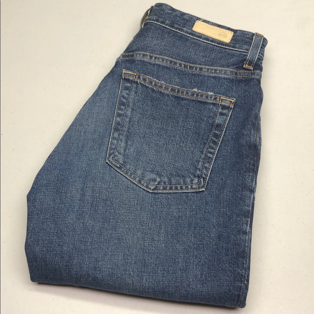 AG ADRIANO GOLDSCHMIED KINSLEY HIGH-RISE POP CROP JEANS 26x27 ⭐️